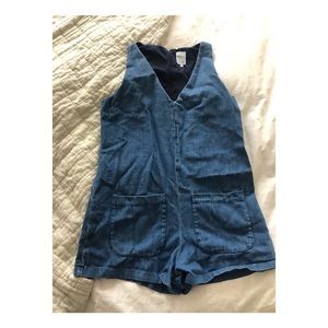 ZARA DENIM JUMPSUIT